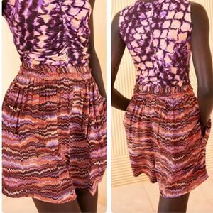 Ulla Johnson Alina Silk Short Purple Sapphire